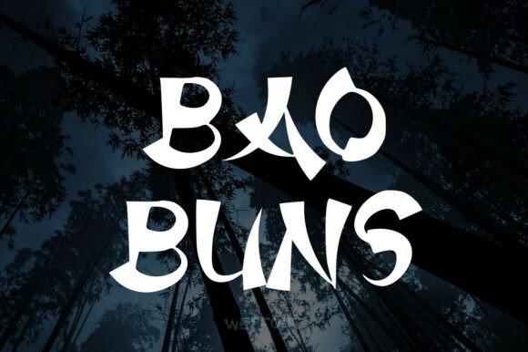 Bao Buns Font: Where Ancient Calligraphy Meets Modern Design Storytelling