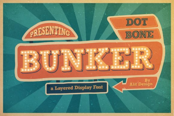 Bunker Font: Where Retro Grit Meets Contemporary Confidence