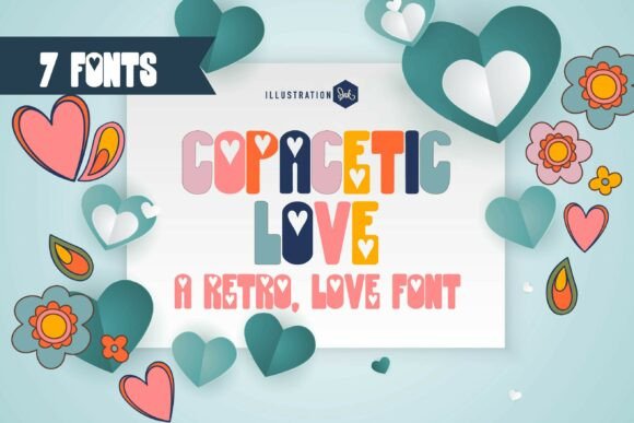 Copacetic Love Font: A Groovy Typeface for Retro Branding