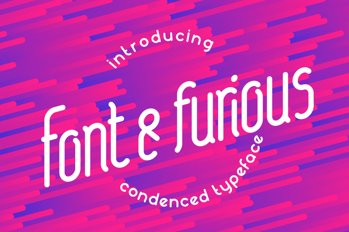Font Furious: Clean Minimal Italic Sans Serif