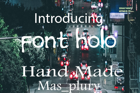 Font Holo: A Casual Typeface That Brings Timeless Simplicity to Modern Design