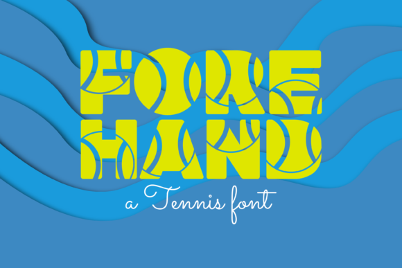 Forehand Font: A Decorative Typeface with Genuine Versatility