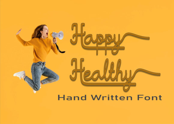 Happy Healthy Font: A Playful Script That Brings Joy to Design