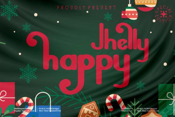 Happy Jhelly Font: A Playful Sans Serif for Bold Branding