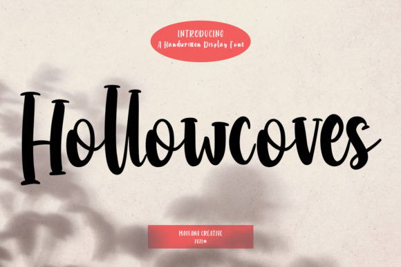 Hollowcoves Handwritten Display Font: A Versatile Tool for Creative Projects