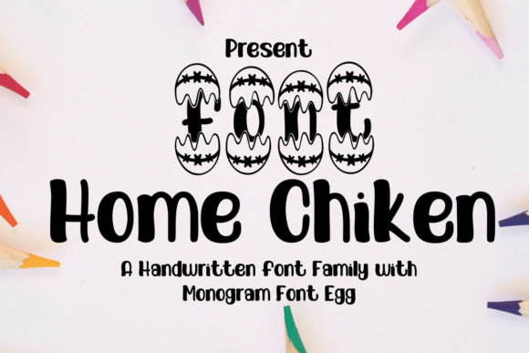 Home Chiken Font: A Playful Duo Typeface That Brings Joy to Every Design