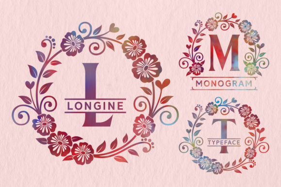 Longine Font: A Delicate Decorative Typeface for Elegant Design Projects