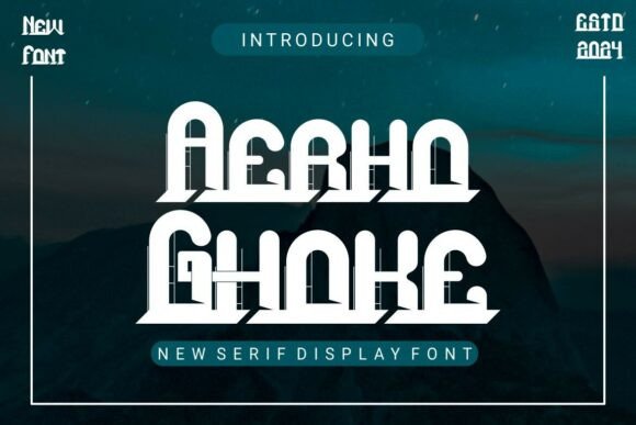 Make a Bold Architectural Statement with the Aerho Ghoke Font