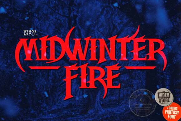 Midwinter Fire Font: Forging Digital Identity Through Gothic Typography