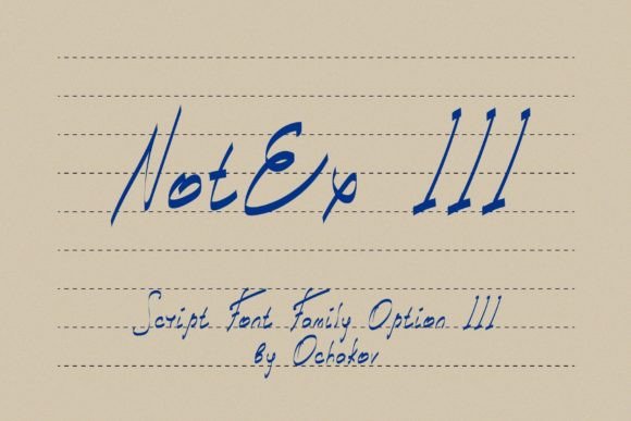 Notex III Font: A Whimsical Script That Brings Luxury and Movement to Modern Design