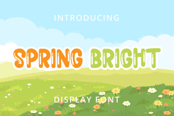 Spring Bright Font: The Chunky, Bubbly Typeface That Brings Joy to Any Design