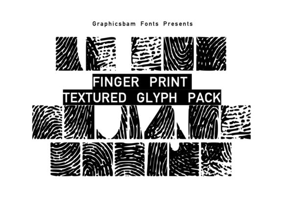 Unlocking the Tactile Aesthetics of Finger Prints Glyph Font in Modern Design