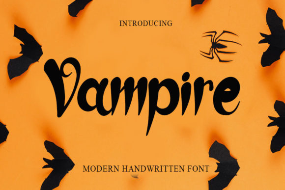 Vampire Font: A Handwritten Typeface with Genuine Versatility